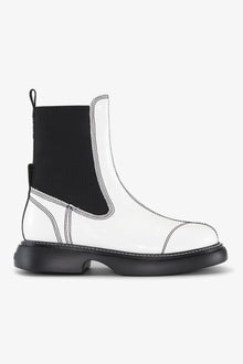 Everyday Mid Chelsea Boot Naplack | Egret