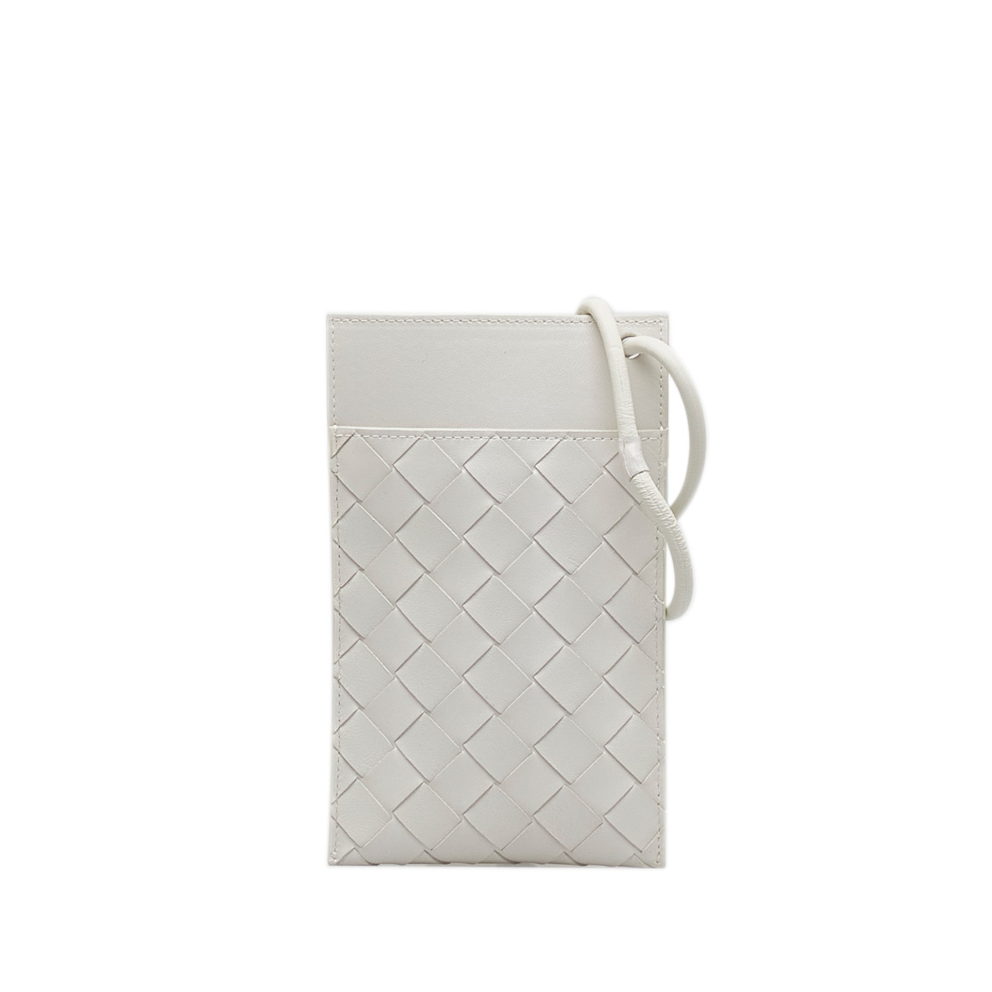 Bottega Veneta Pre-Owned Intrecciato Phone Case | Women | White