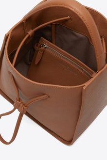 Soleil Small Bucket Drawstring | Camel