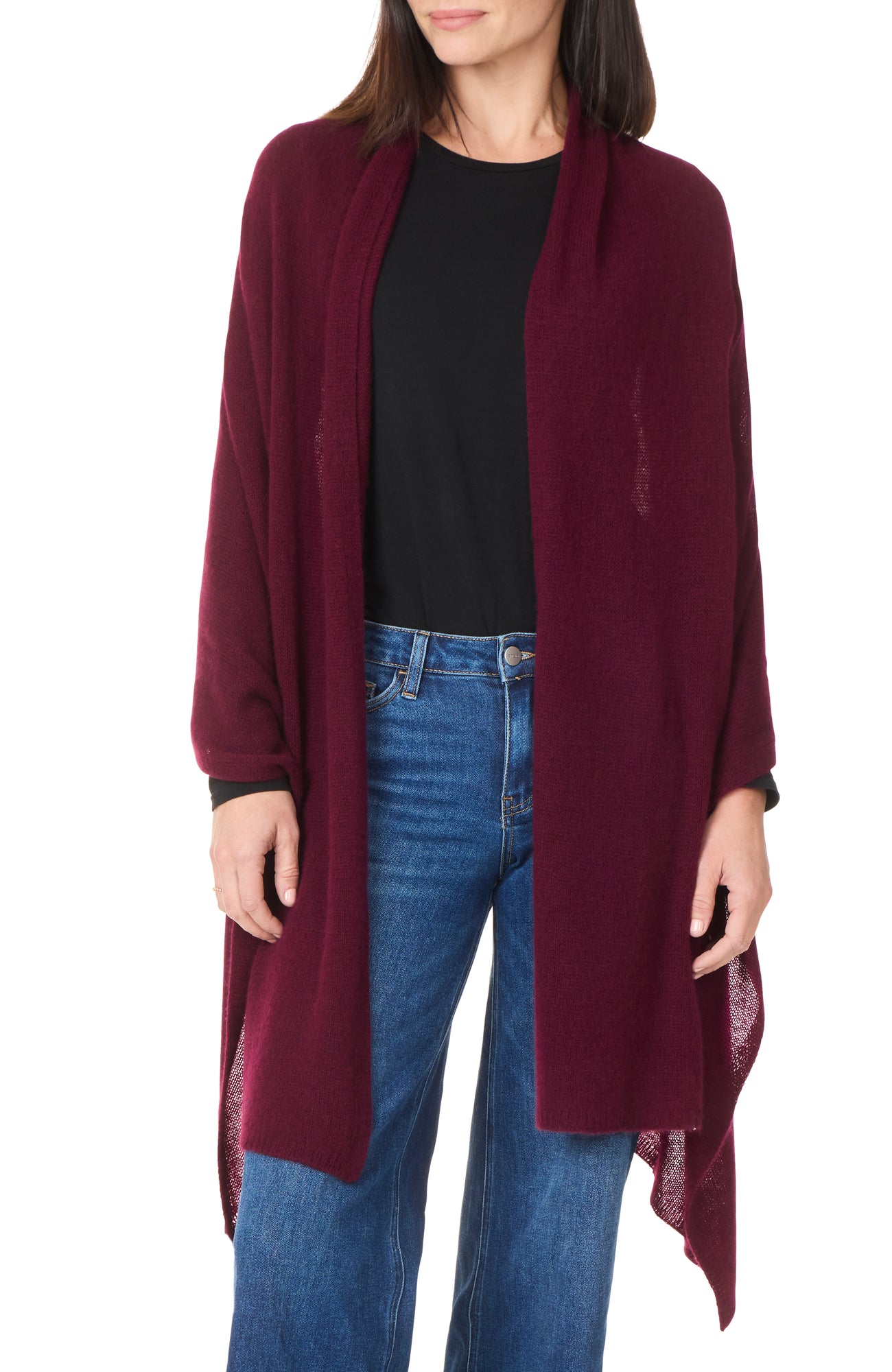 Amicale Cashmere | Women's Wrap | Bordeaux