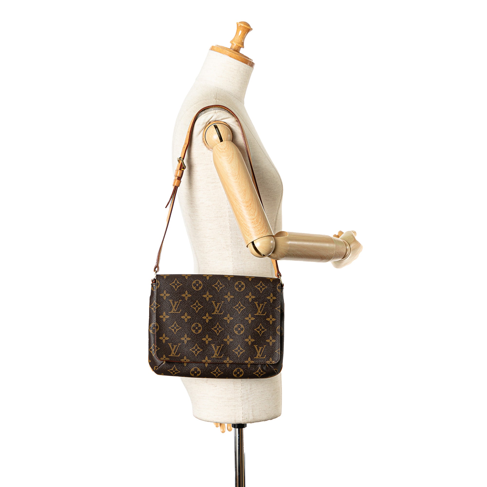 Louis Vuitton Pre-Owned Monogram Musette Tango Short Strap | Women | Brown (V2)