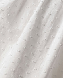 Girls White Swiss Dots Celeste Day Dress in Swiss Dots#Color_Swiss Dots