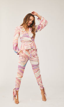Rococo Sand | Eira Jogger Pants | Multicolor