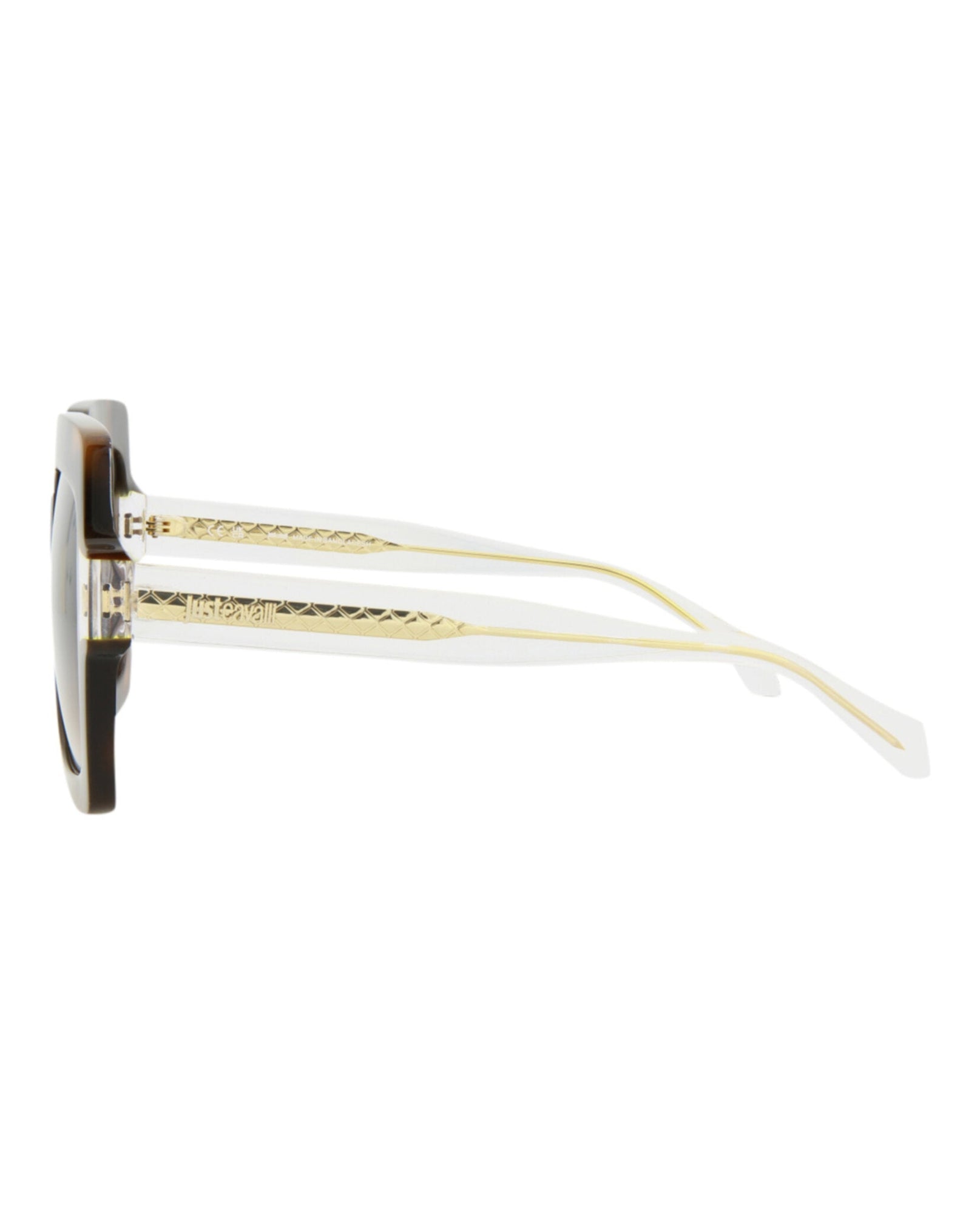 Just Cavalli Square Acetate Sunglasses | Havana