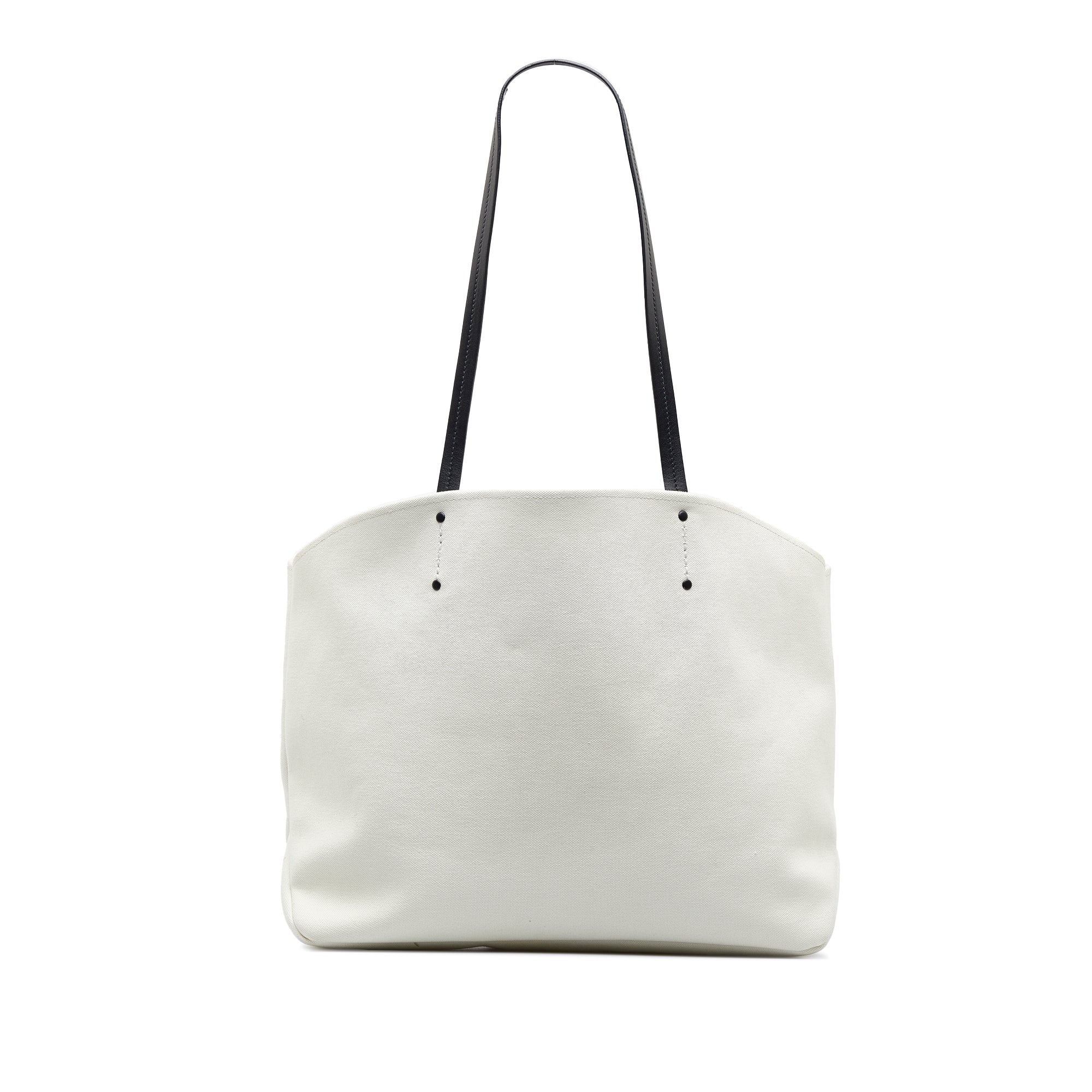 Prada Pre-Owned Canapa Racing Logo Shopping Tote | Women | White