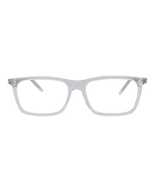 Saint Laurent Square Acetate Optical Frames | Crystal