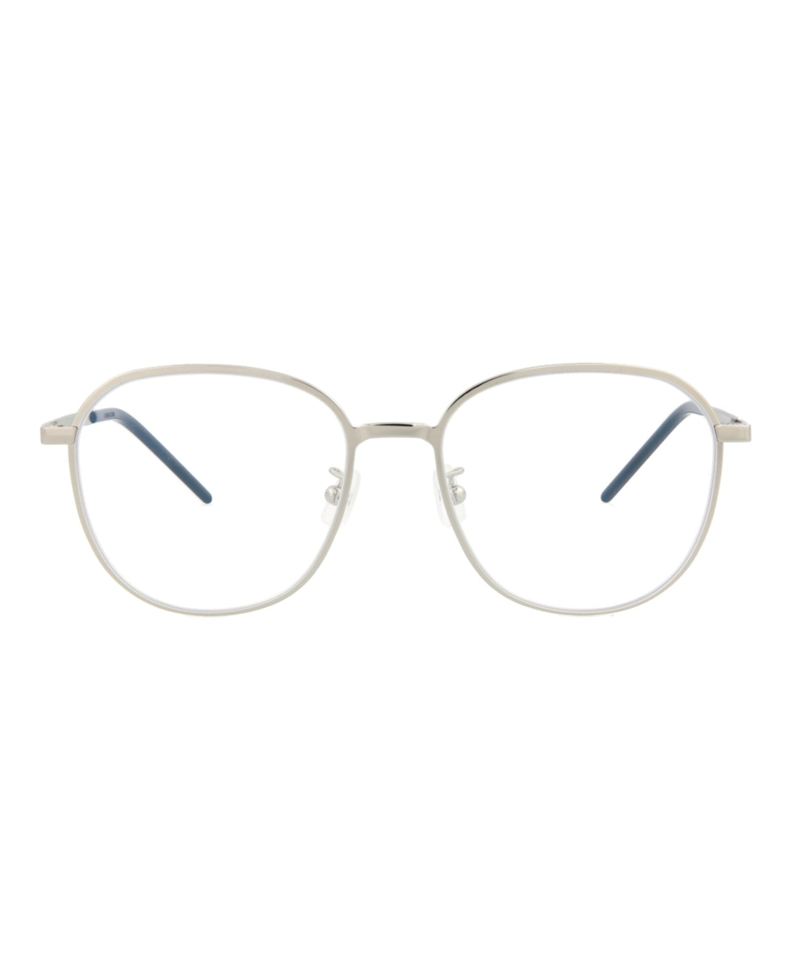 Saint Laurent Round Metal Optical Frames | Silver