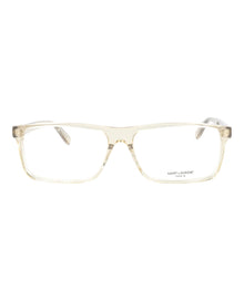 Saint Laurent Square Acetate Optical Frames | Yellow