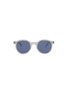 Saint Laurent Round Acetate Sunglasses | Crystal