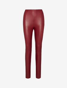 Sale: Faux Leather Legging::Garnet::Main