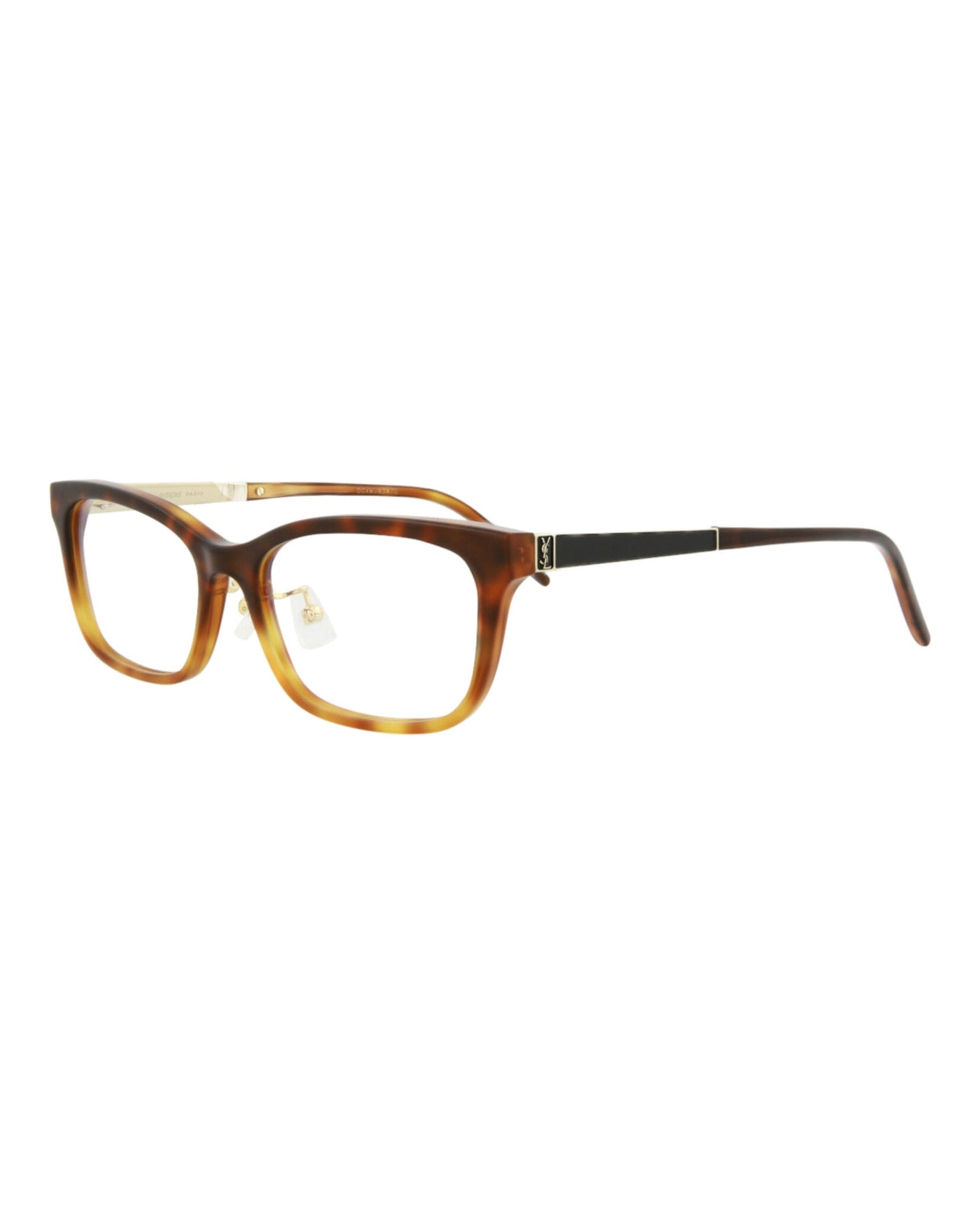 Saint Laurent Square Acetate Optical Frames | Havana