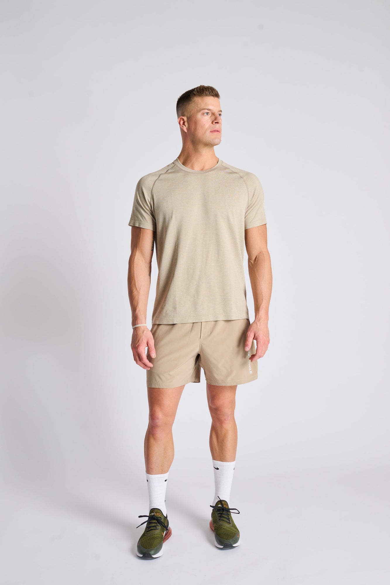 Lululemon | Metal Vent Tech Short Sleeve | Light Ivory/Sheer Oak