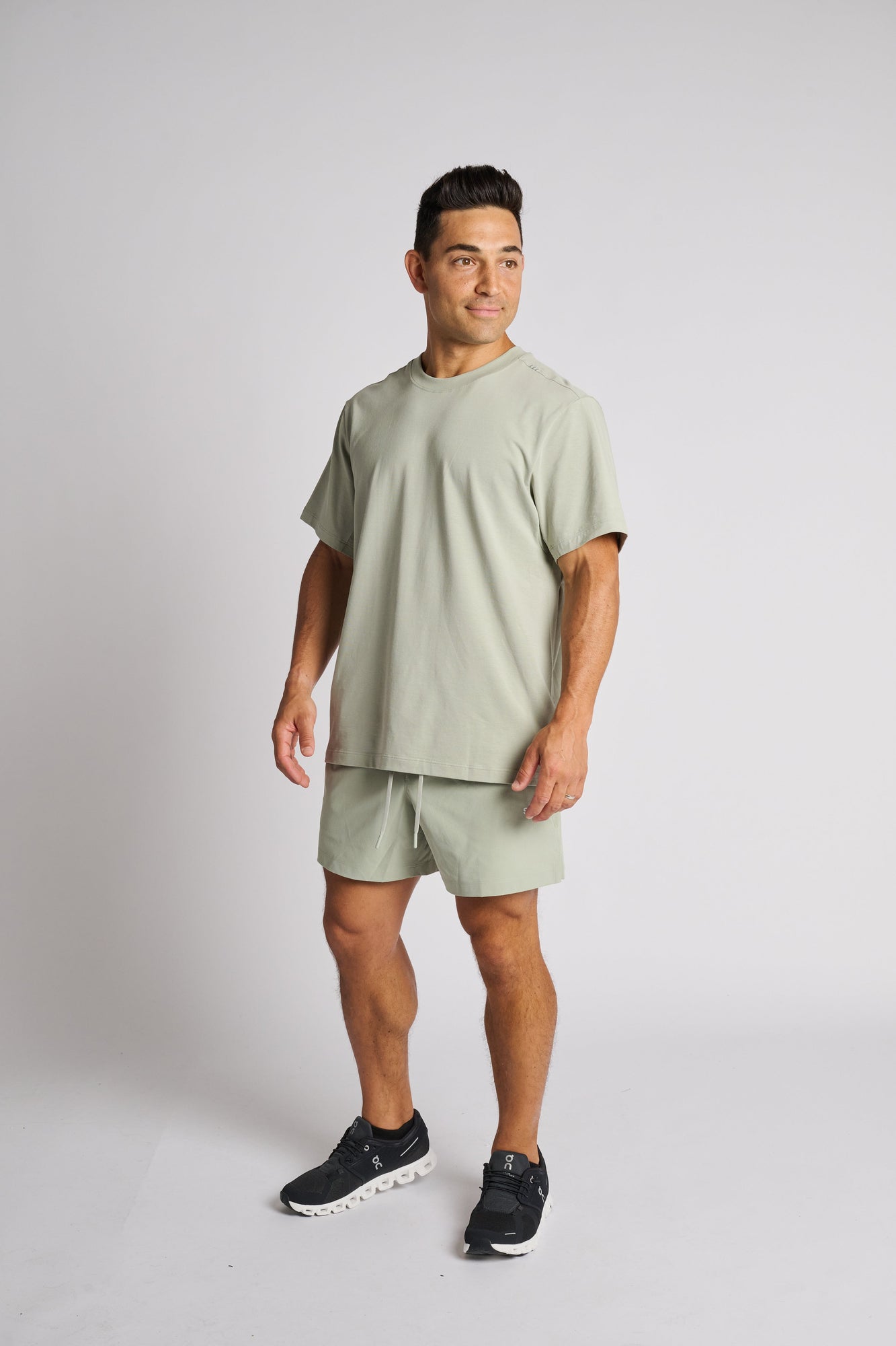 Lululemon | Zeroed In Short Sleeve | Fog Green
