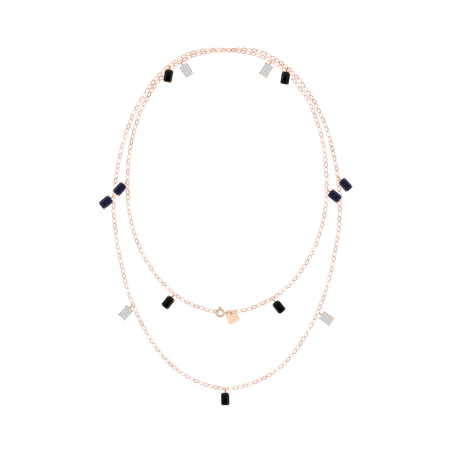 Midnight Sautoir | 18K Rose Gold