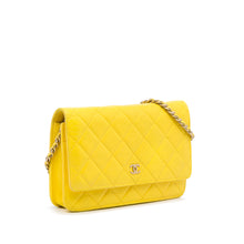 Chanel Pre-Owned Classic Lambskin Wallet on Chain | Women | Yellow