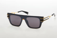 Mens | Soldat Sunglass | Black - Gold | Dark Grey w/ Black Mirror