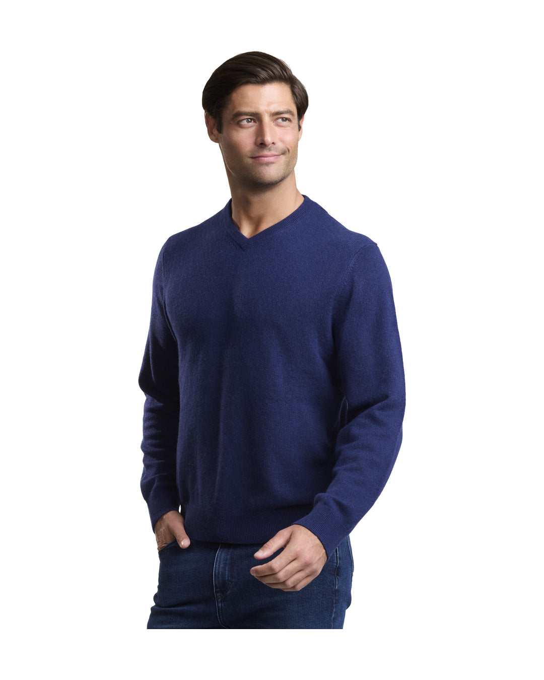 NOMAD | Men | Men's Cashmere Sweater | Navy