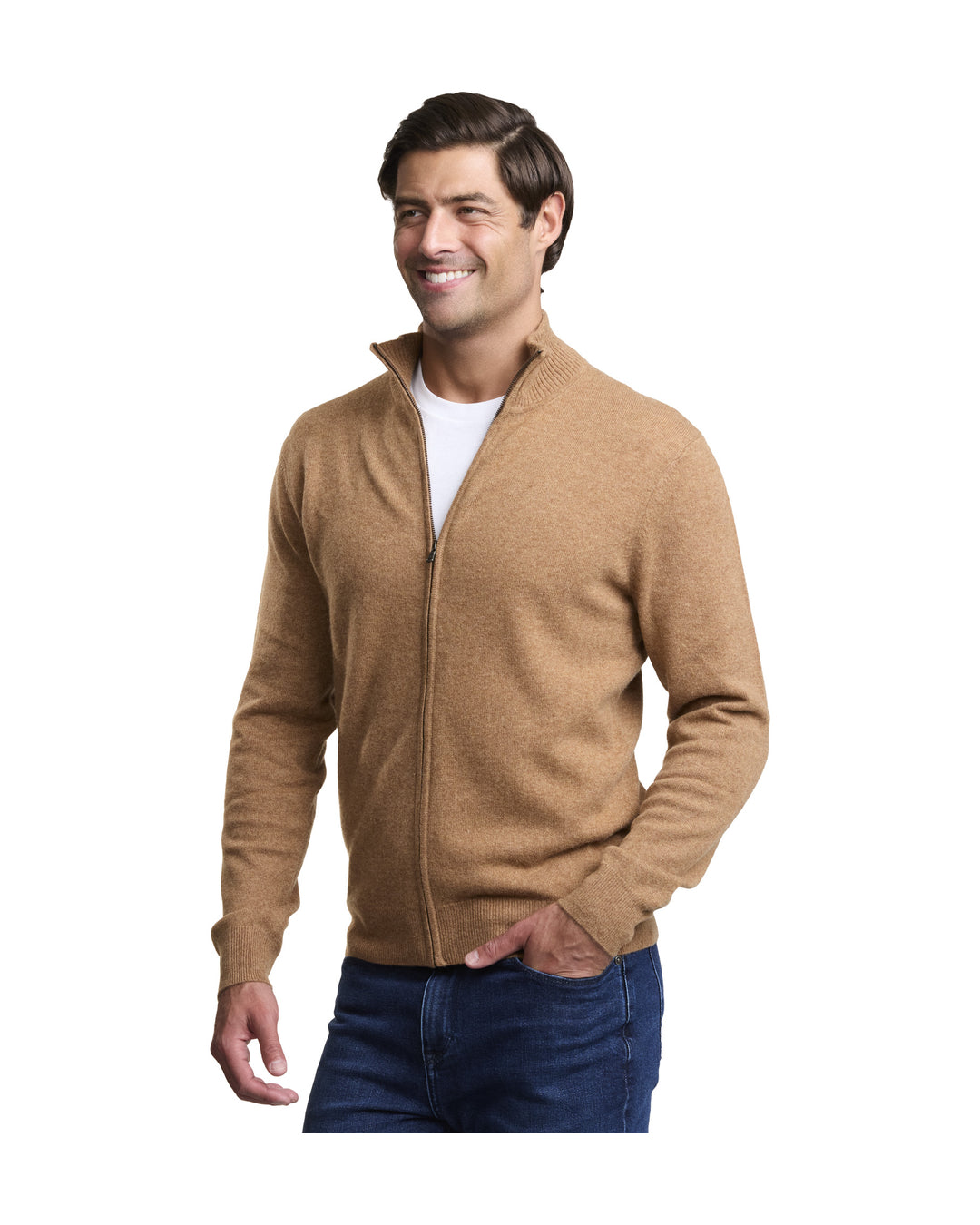 NOMAD | Men | Men's Cashmere Sweater | Camel