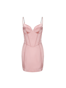 Anastasia Diamond Slip Dress | Pink