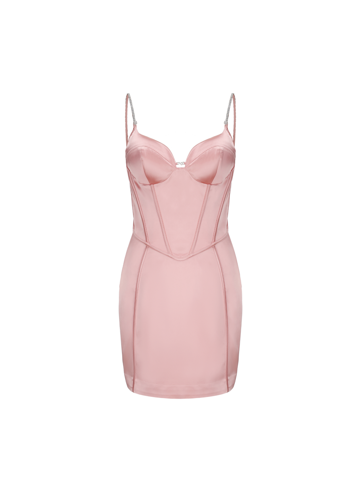 Anastasia Diamond Slip Dress | Pink