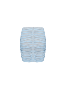 Aurora Mini Skirt | Pale Blue