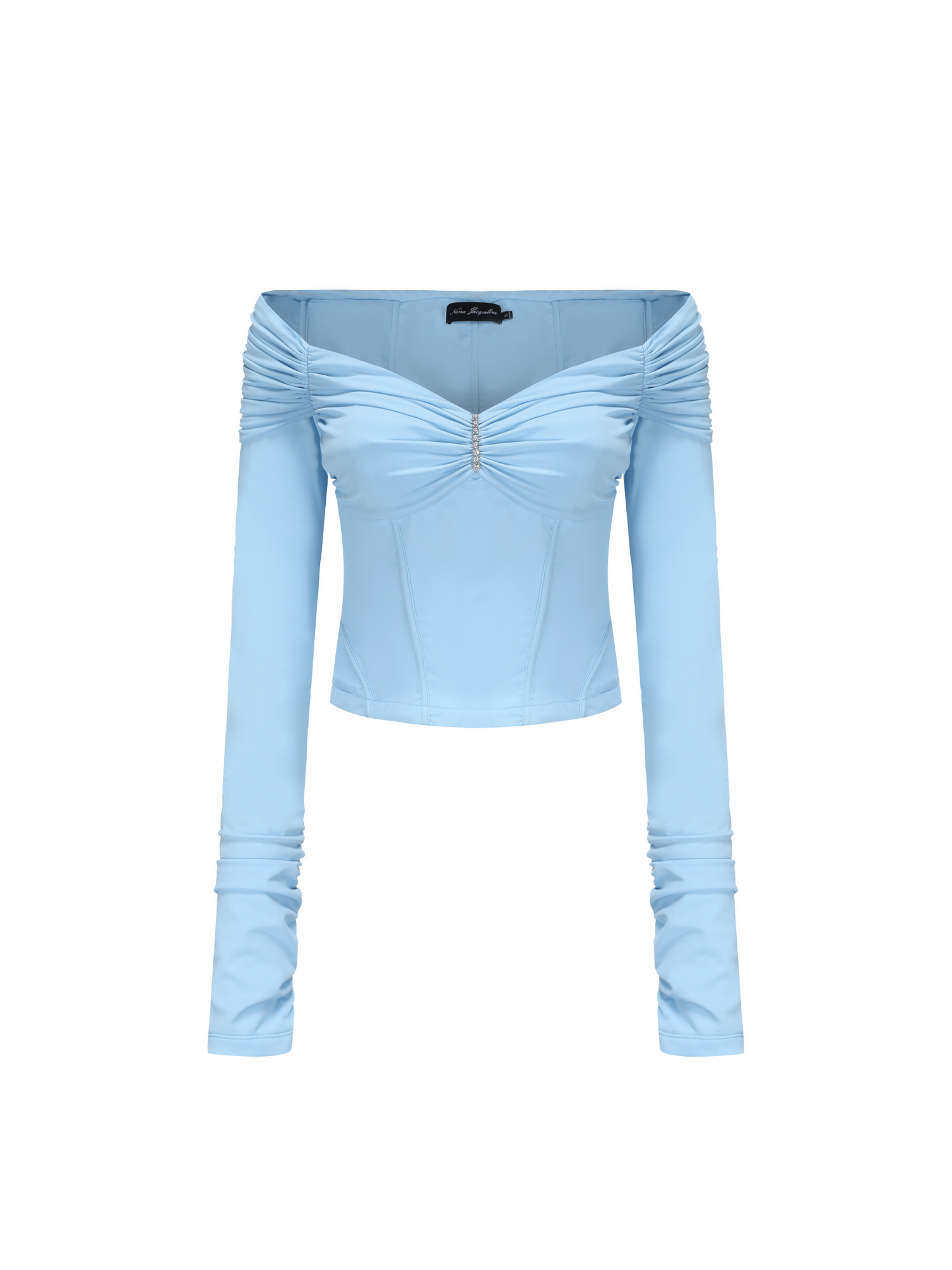 Micaela Off Shoulder Top | Blue