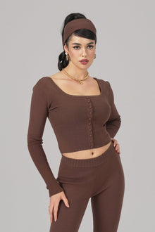 Holly Top | Brown
