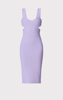 Ottoman Bustier Pencil Dress | Orchid