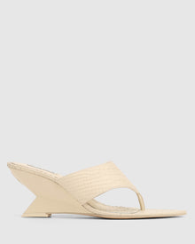 Womens | Stampede Snake Heel | Off White