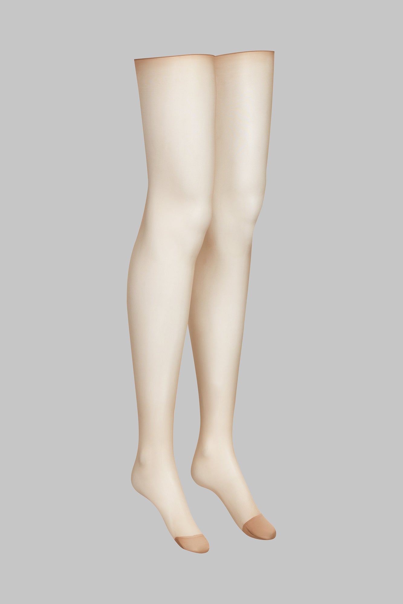 Cut and curled sheer stockings - 20D - Les Coquetteries | Black