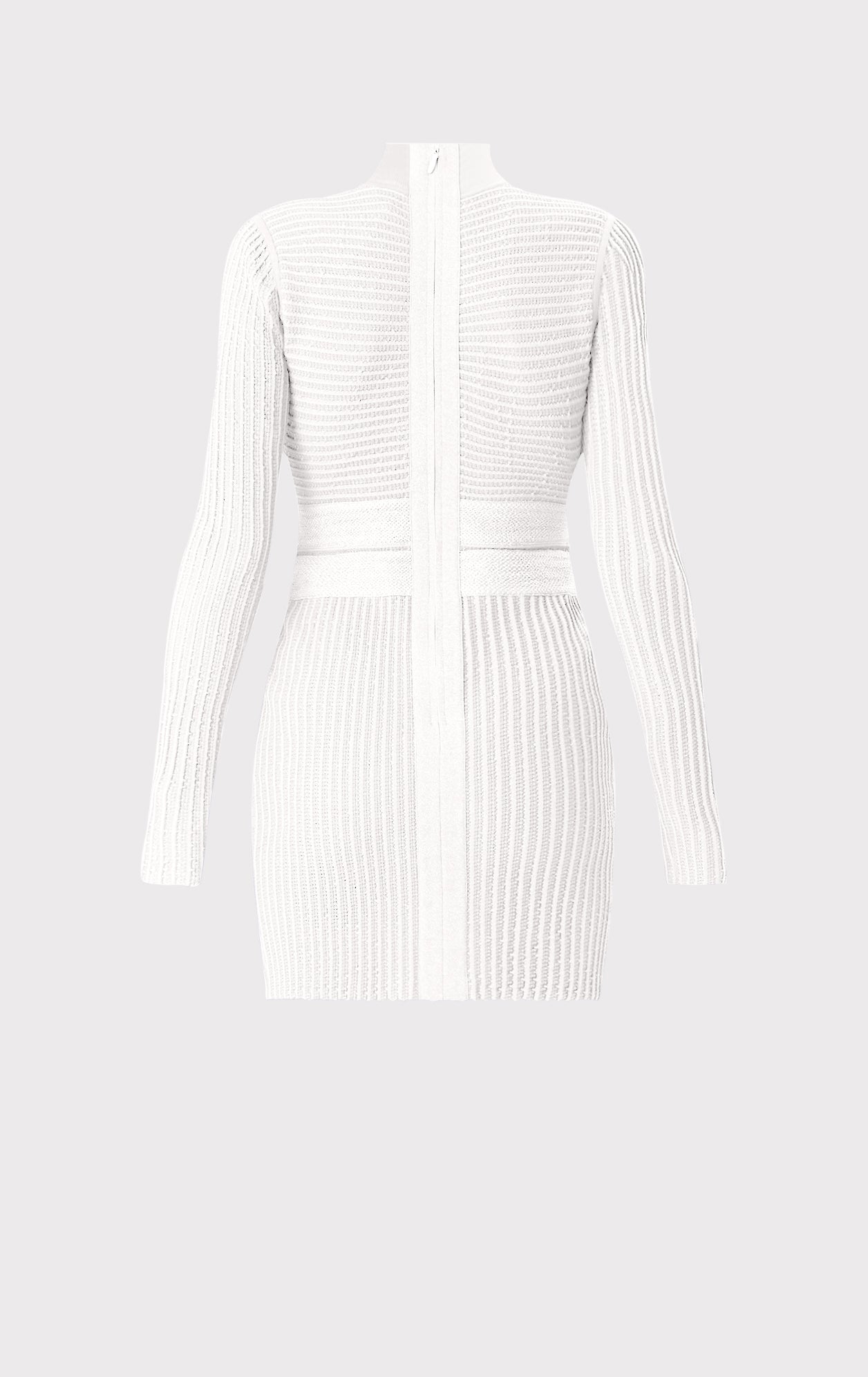 Sheer Striped Mini Dress | Alabaster