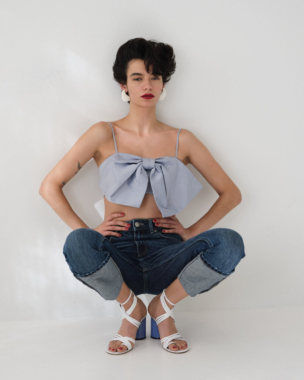 Calypso 90 Heel | White