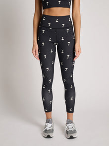 Spiritual Gangster | Throwing Shade Lotus Legging | Black