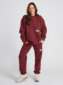 Soul by SoulCycle | Billie Soul Sport Sweatpant | Maroon