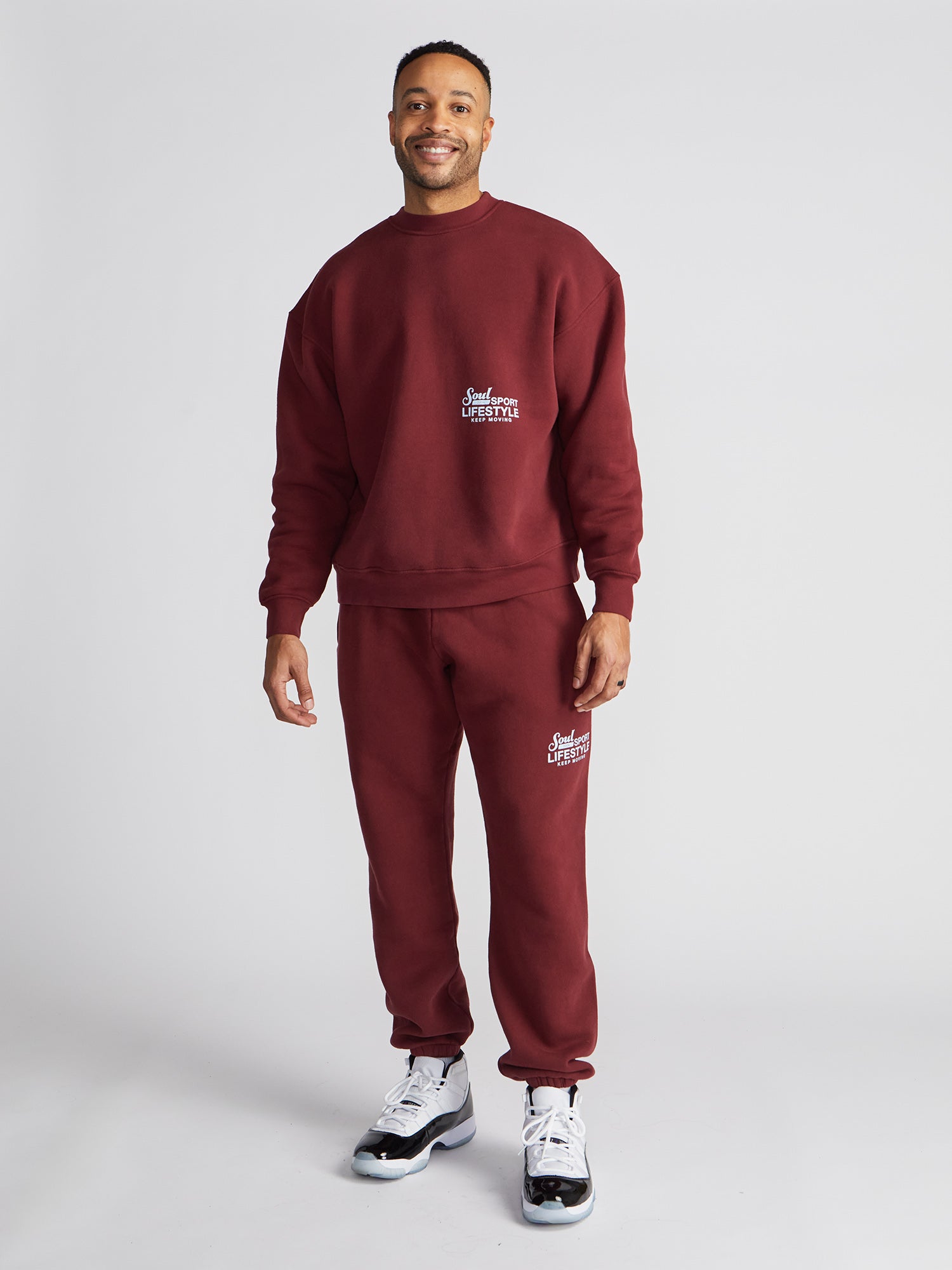 Soul by SoulCycle | Sam  Soul Sport Crew | Maroon