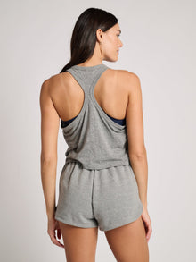 Spiritual Gangster | Local Jones Racer Tank | Heather Grey