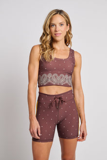 The Upside | Mikkola Lou Scoop Crop | Brown