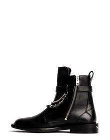 Women | Laureen High Silk Lambskin + C | Noir