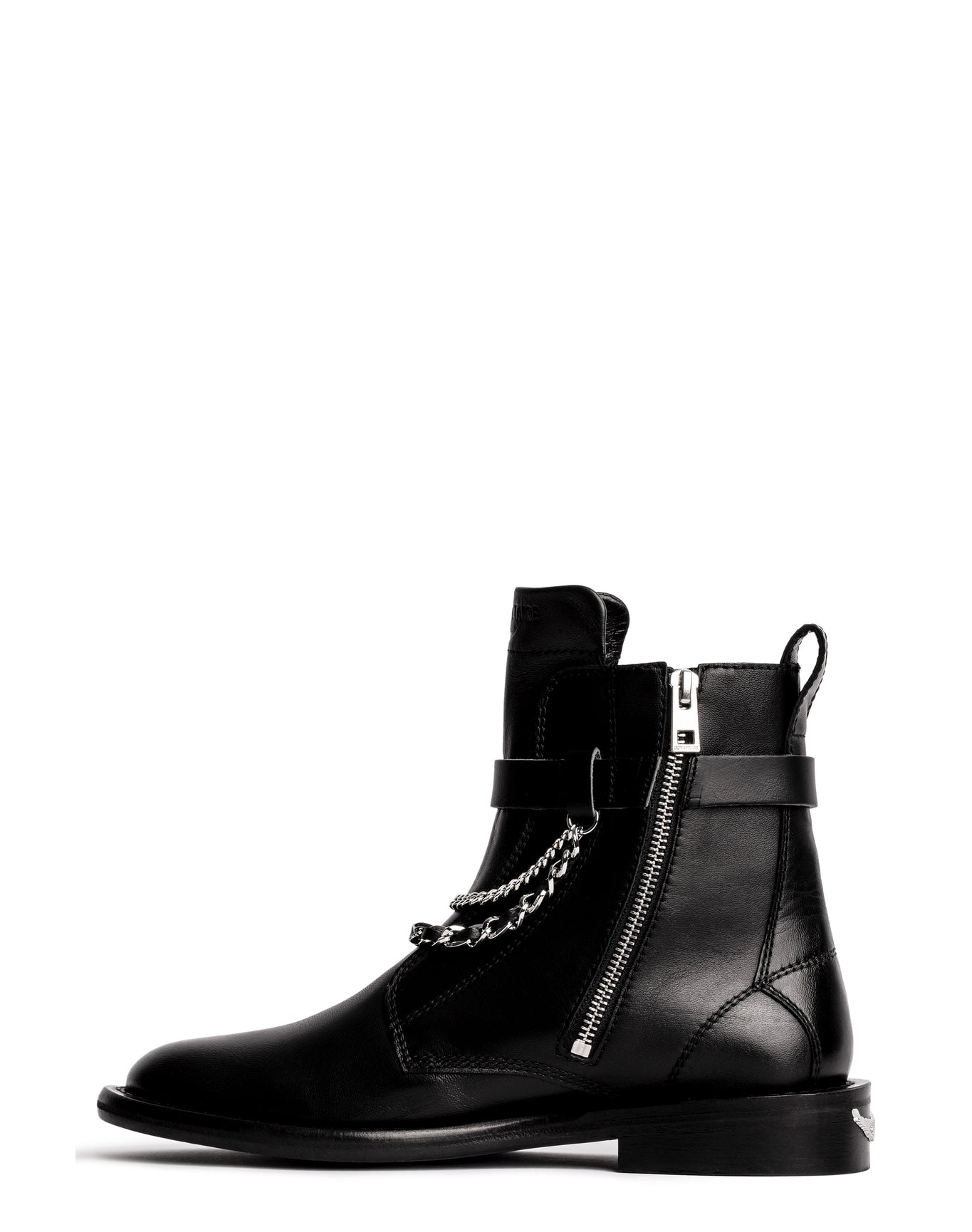 Women | Laureen High Silk Lambskin + C | Noir