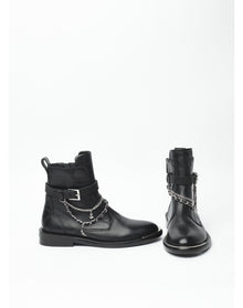 Women | Laureen High Silk Lambskin + C | Noir