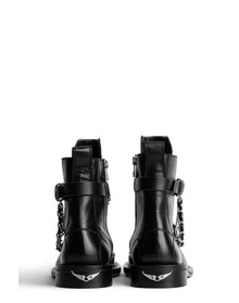 Women | Laureen High Silk Lambskin + C | Noir