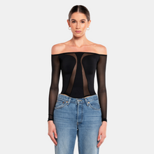 OW Collection SWIRL Blouse Blouse 002 - Black Caviar