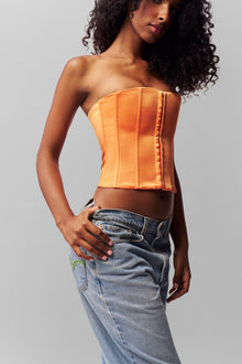Satin Corset - Sunset