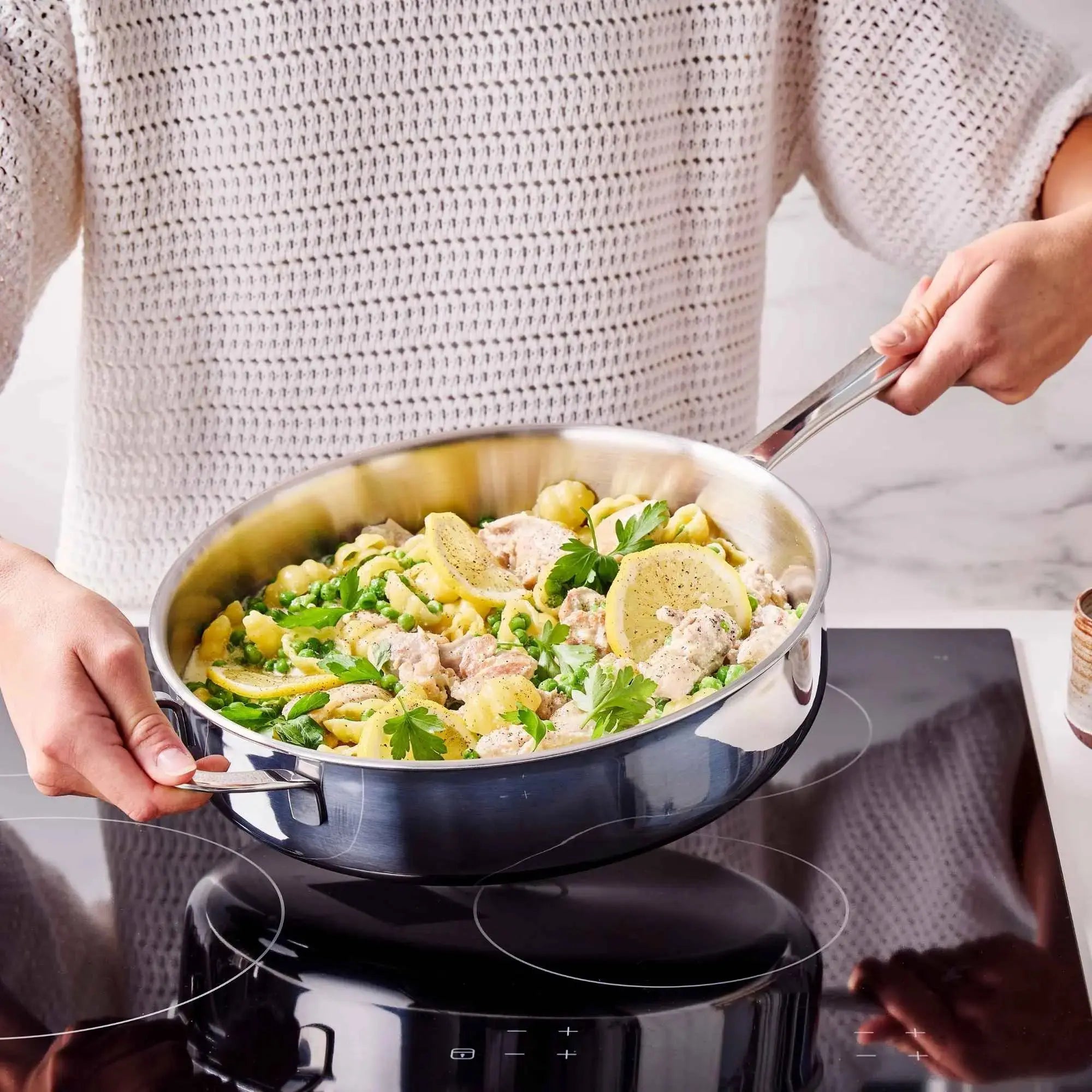 SautÃ© Pan with Lid — 4-QT.| Alva Cookware