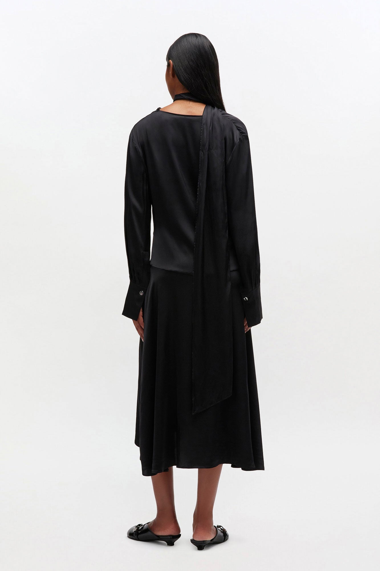 Scarf Dress | Black