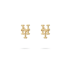 Ny Mets Stud Earrings | 18KT Gold Vermeil & Sterling Silver