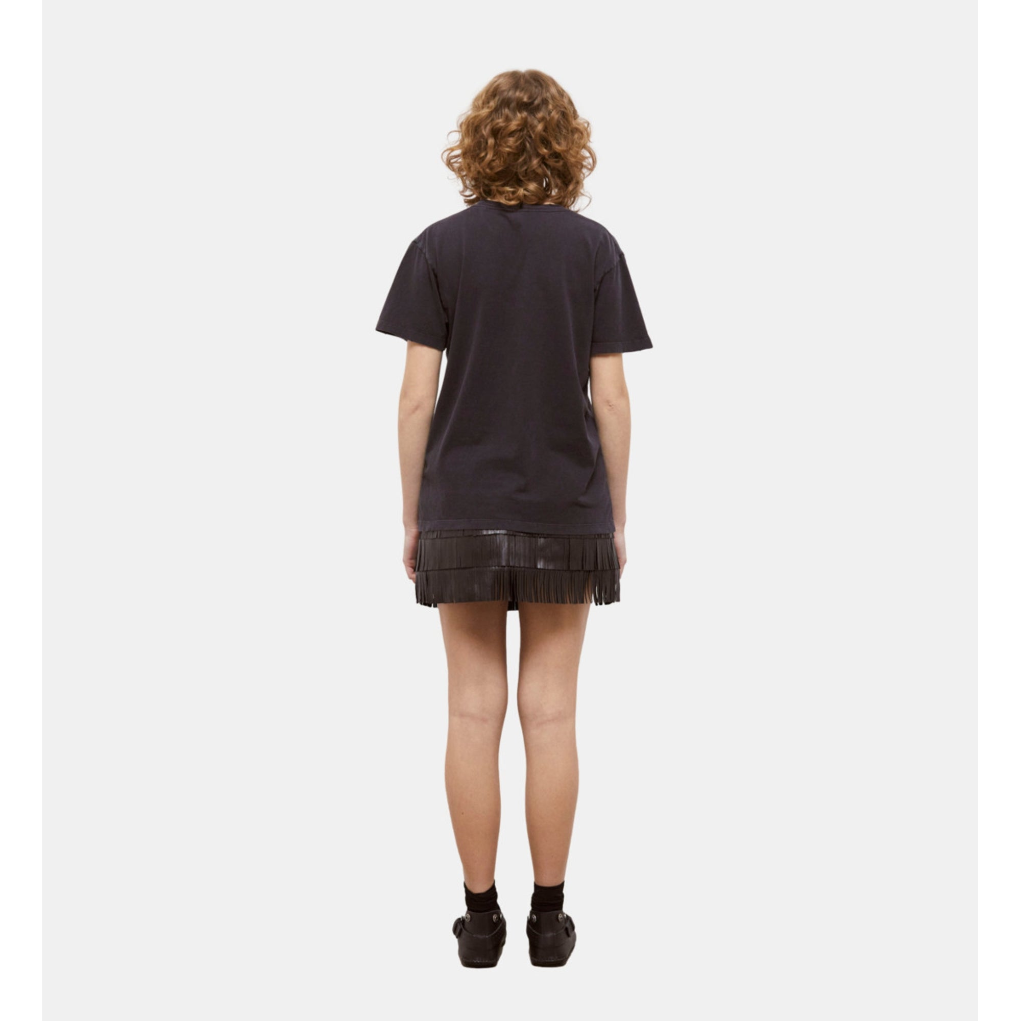 Screen Print T-Shirt | Women | Black Washed