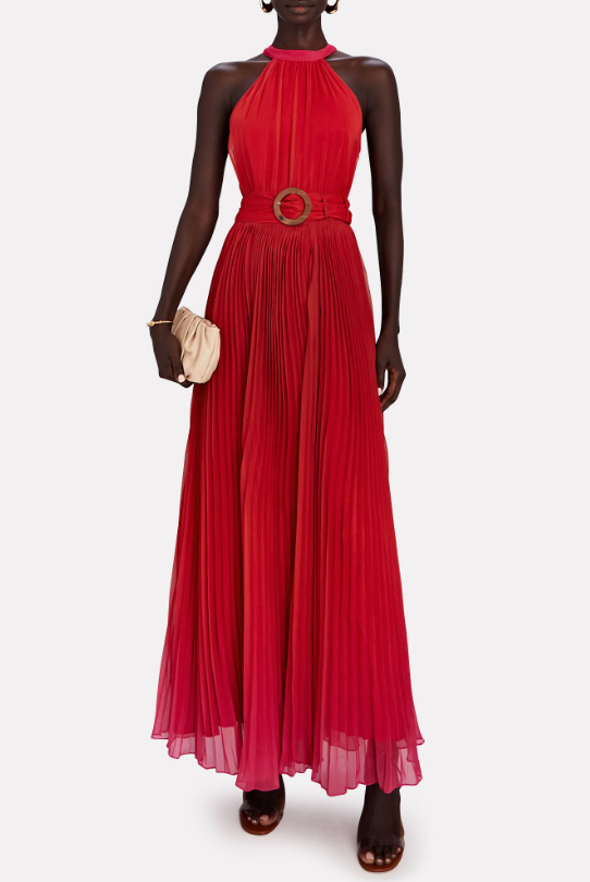 Rococo Sand | Emired Long Dress | Red