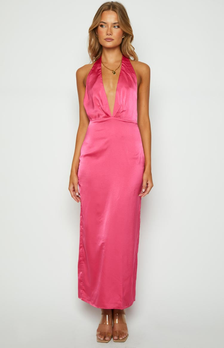 Seattle Halter Formal Dress | Pink