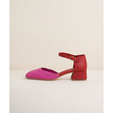 Selene Two Tone Low Heel | Carnation Kiss